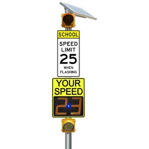 RADARSIGN TC-800 Full Matrix Radar Speed Sign (15″ LED Display)