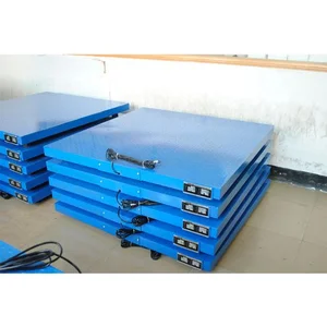JADEVER JPF-2000 IRON Iron Floor Scale With Ramp For Weighing Indicator