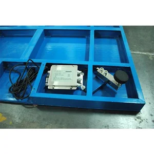 JADEVER JPF-2000 IRON Iron Floor Scale With Ramp For Weighing Indicator