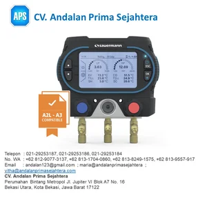 SAUERMANN Si-RM350 Digital Refrigerant Manifold KIT 1 No. Ref 28146