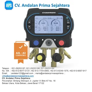 SAUERMANN Si-RM450 Digital Refrigerant 4-way Manifold Kit 1 No. Ref 28162