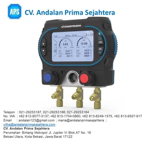 SAUERMANN Si-RM350 Digital Refrigerant Manifold Kit 2 No. Ref 28159
