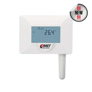 COMET Compact Thermometer with Display Ethernet Output and PoE