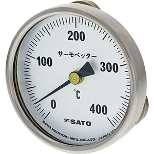 Sk Sato - Bimetal Thermometer for Surface Temperature w/ magnet (0 to 400°C)