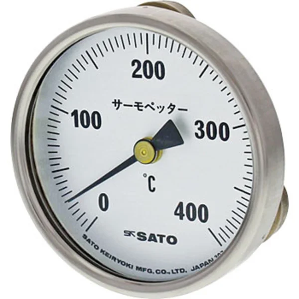 Sk Sato - Bimetal Thermometer for Surface Temperature w/ magnet (0 to 400°C)