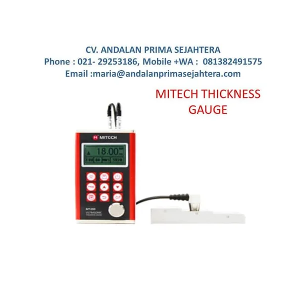 MITECH MT200 Digital Ultrasonic Thickness Gauge