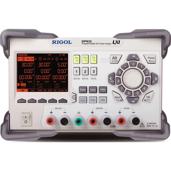 Triple Output 195 Watt Power Supply - Rigol DP832