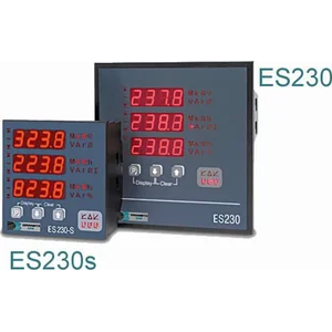 Dranetz ES2101A Energy Meter, 1A, 85-253Vac/dc, 96mm x 96mm. No comm