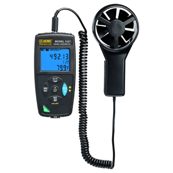 AEMC Thermo-Anemometer Data Logger Model 1227
