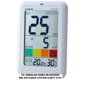 SK SATO Cat.No.1051-00 Digital Thermohygrometer (guide for a comfortable environment) PC-5500TRH