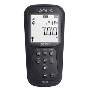 Horiba PC220M LAQUA "200 Series" pH/ORP/Conductivity/TDS/Res./Sal./Temp. Meter (Meter only) - Handheld Type