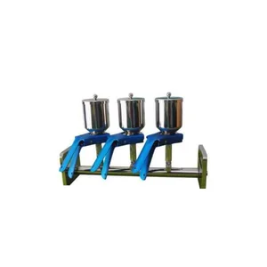 B-ONE Stainless Steel Manifolds Vacuum Filtration 3 Funnel 
