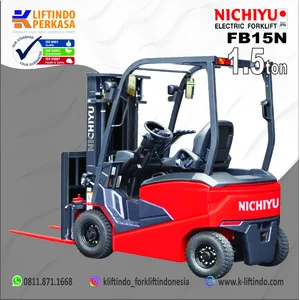 RENTAL FORKLIFT TAHUNAN RENTAL FORKLIFT BULANAN NICHIYU FB15 1.5 ton