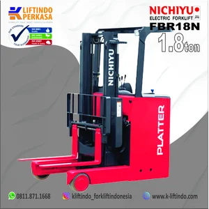 RENTAL FORKLIFT TAHUNAN RENTAL FORKLIFT BULANAN NICHIYU FBR18 1.8 ton