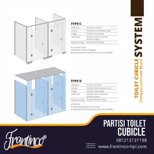 Partisi Toilet Kubikel Frantinco Indonesia