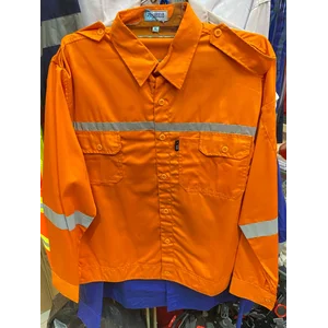 35. Baju Safety IMJ / Baju Kerja / Seragam Kerja Lapangan / Pakaian Kerja