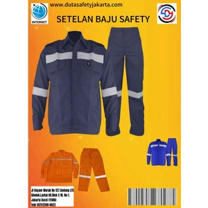 dbsg z Safety Suit Setelan Baju Safety Abu Abu