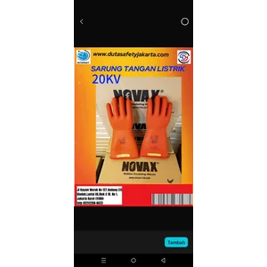 NOVAX Electrical Gloves Orange 20KV