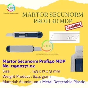 MARTOR SECUNORM PROFI40 MDP Safety Cutter NO. 119001
