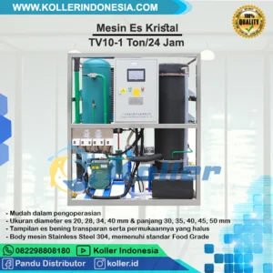 Mesin Es Kristal / Tube Kapasitas 1 Ton Per Hari