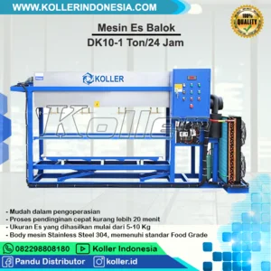 Mesin Es Balok / Blok Kapasitas 1 Ton Per Hari