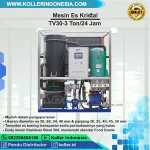 Mesin Es Kristal / Tube 3 Ton Per Hari