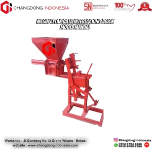 Mesin bata Interlocking Brick Manual