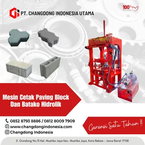 Mesin Cetak Paving Block Semi Manual