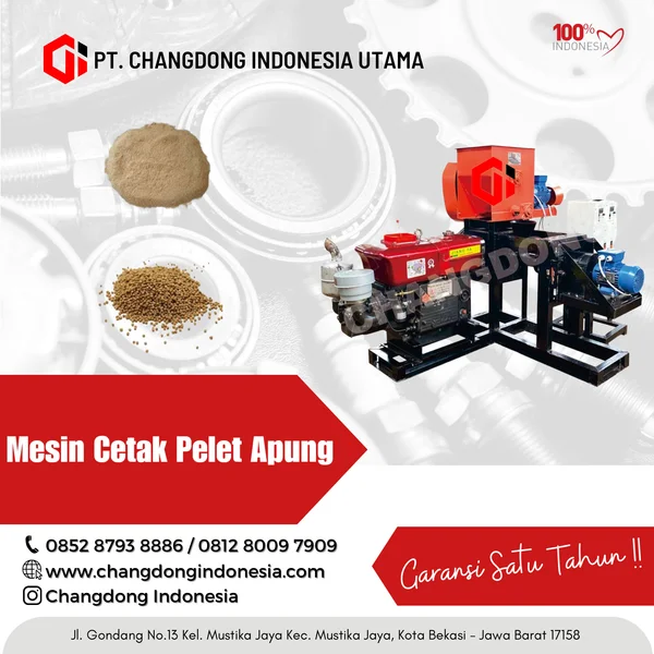 Mesin Pencetak Pelet Ikan Terapung 