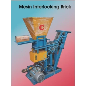 Mesin Cetak Bata Interlocking Brick