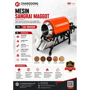 Mesin Sangrai Maggot CDI-SM100 Changdong 