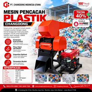 Mesin Pencacah Plastik CD-MPP200 D