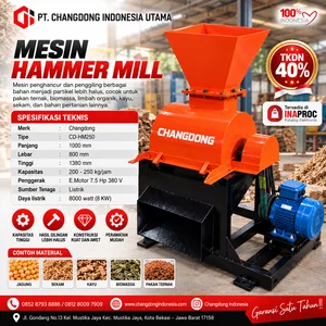 Mesin Hammer Mill Changdong CD-HM250