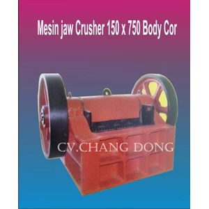 Mesin Petambangan Jaw Crusher 150 X 750