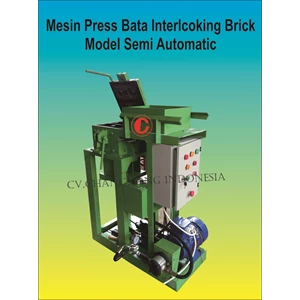 Mesin Press Interlocking Semi Automatis
