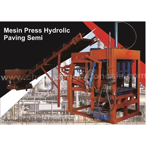 Mesin Cetak Bata / Mesin Paving Block Hydrolic Model semi