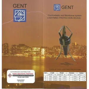 PENANGKAL PETIR GENT R 75M - GENT RADIUS 75