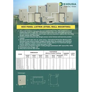 Exousia Box Panel Steel IP65