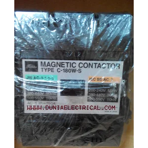  Magnetic Contactor Toshiba C-180-S 3P 200A 220Vac timer digital
