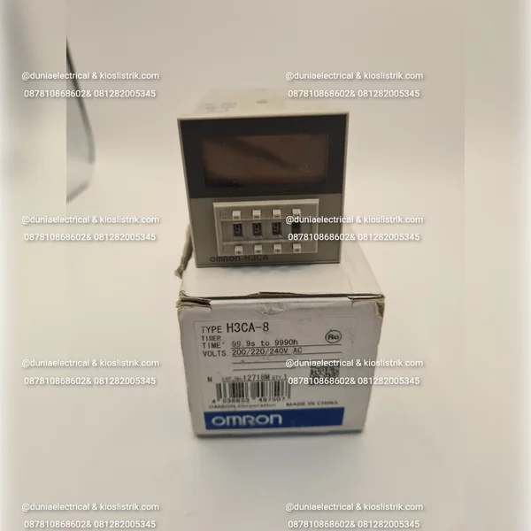 Timer Digital  Omron H3CA-8 240 Vac 