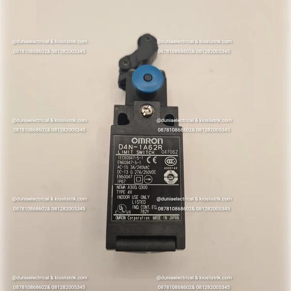 Mini Limit Switches Omron D4N-1A62R 