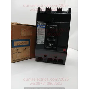 MCCB / Mold Case Circuit Breaker Terasaki TO-30D 3P 30A 3kA