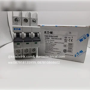 MCB / Miniature Circuit Breaker Eaton FAZ-D15/3-RT 3P 15A
