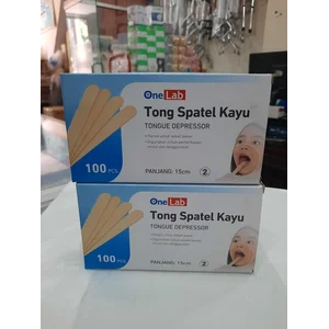 Tongue spatel kayu onelab 15cm