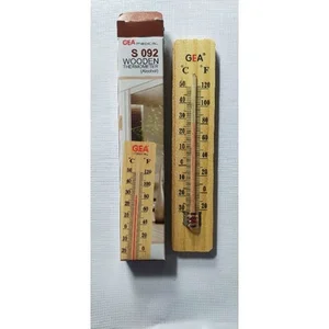 Thermometer Ruangan Kayu / Wooden merek GEA