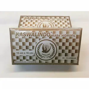 Kasa Steril Hidrofil Kaswalindo Emas 16x16 cm