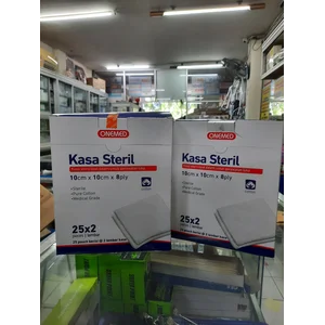 Kasa Steril OneMed 10x10 cm 8 Ply 25x2 pouch