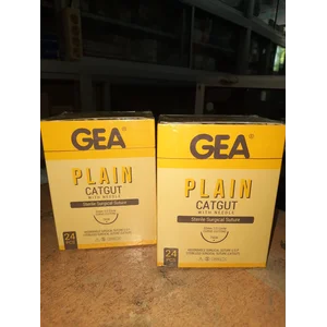 Benang Catgut Plain GEA Plain With Needle 2/0 dan 3/0 - Satuan