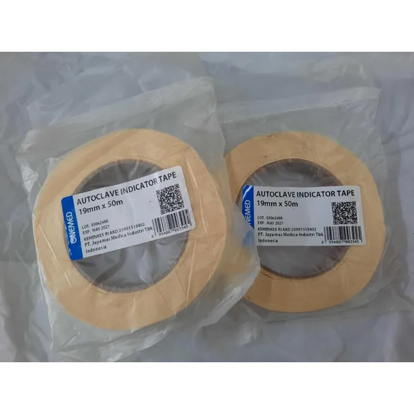 Autoclave Indikator Tape Plaster 19mm x 50m Onemed
