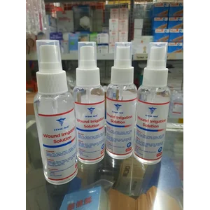 Wound Irrigation Solution 100ml Spray CosmoMed - Cairan Anti Bakteri Pembersih Luka